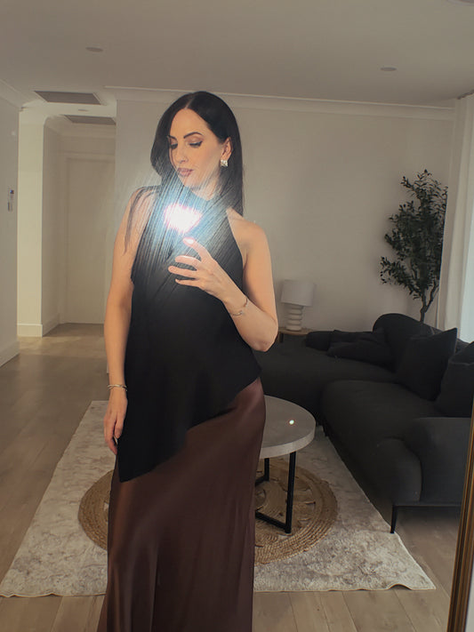 The Signature Silk Skirt